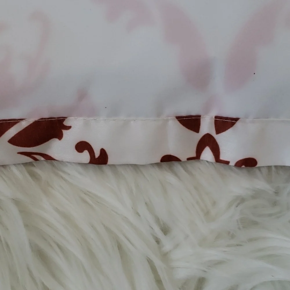 *PRICE DROP* One curtain panel with top grommets in Rust NWOT